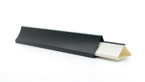 Beli Profil ABS Ekstrusi Plastik Hitam dengan PVC Trim online manufacture