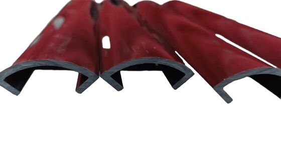 kupować Pomarańczowy PVC ABS Plastic U Channel Extrusion Profile online manufacture