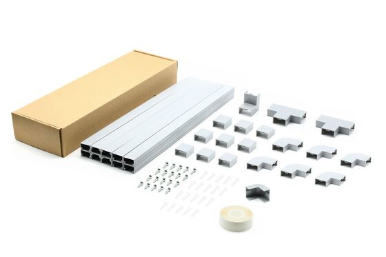 acheter Solution de gestion de fil de tube carré Pack Profiles en plastique personnalisés online manufacture