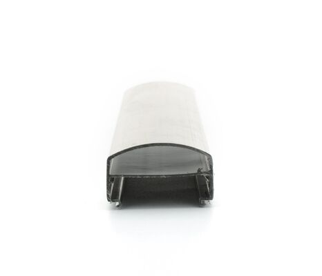 Buy Black Custom Square PVC Profile Strip For Transportation Plastic Profiles Customized online manufacture