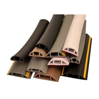 acheter Profils en plastique de goulotte de câble de PVC de personnalisation de profil de PE d'architecture de Brown online manufacture