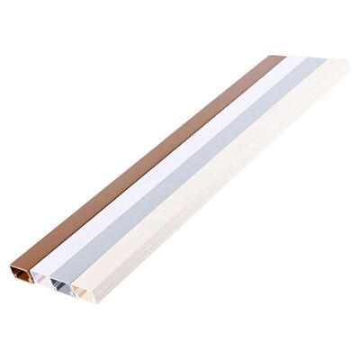 Buy Extrusion Profile Plastic Cable Duct PVC Floor Trunking PVC Conduit Trunking Profiles Customized online manufacture