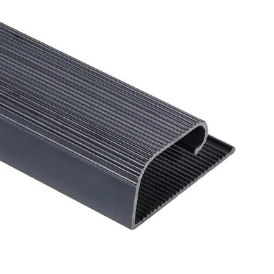 acheter Gros PVC Électronique Fil Câble Tuyau Plancher Goulotte Tuyau J Canal PVC Gestion Profils Plastiques Personnalisés online manufacture