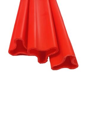 acheter Goulotte de protection de fil en plastique durable PVC rouge pour extérieur, profil personnalisé online manufacture