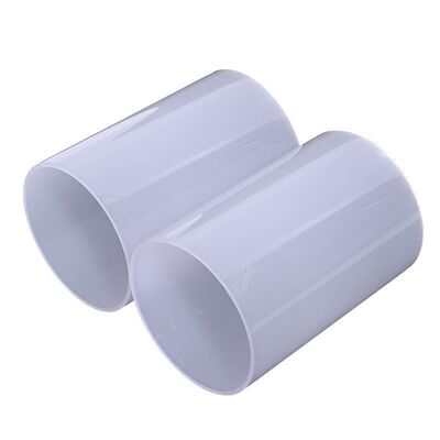 Beli Cina Disesuaikan Milky-White Diffuse LED Plastik Kap Lampu Tabung Profil Tabung PC online manufacture